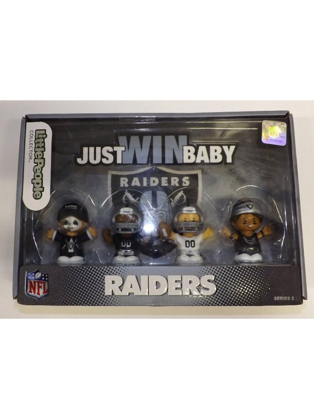 Little People Collector Raiders NFL Figures Series 1 4-Pack Just Win Baby Editio